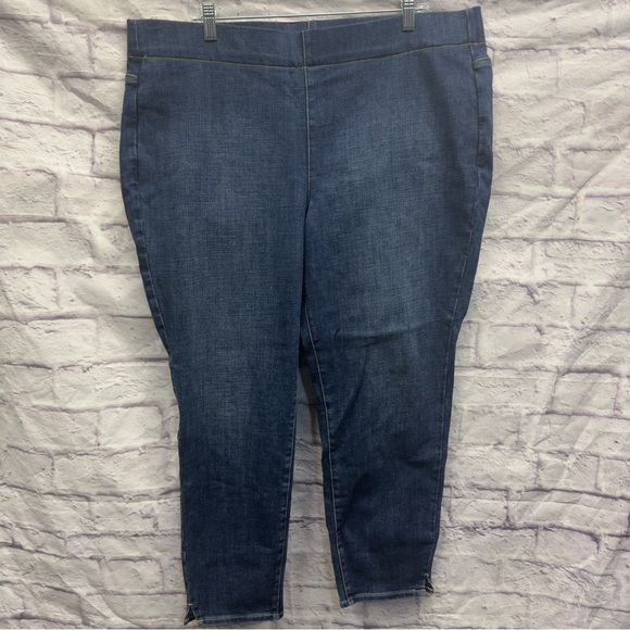 NYDJ Pull On Denim Jeanss Plus Size 16W - Picture 1 of 4